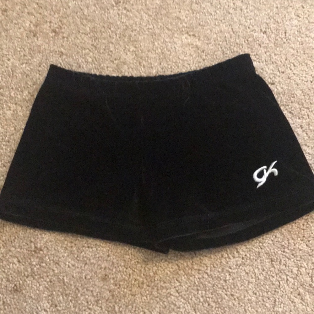 Black velvet Gk shorts